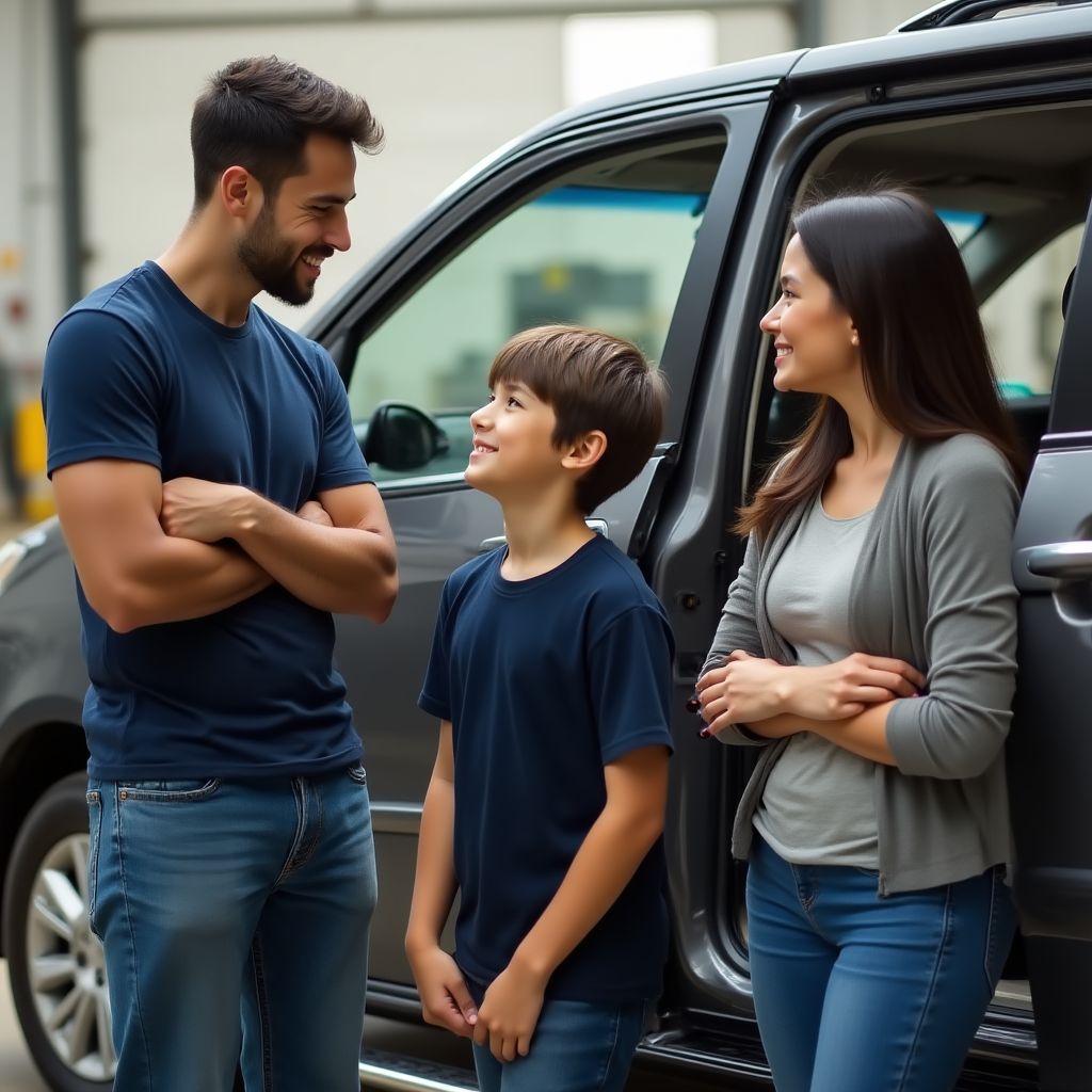 Entretien de voitures familiales